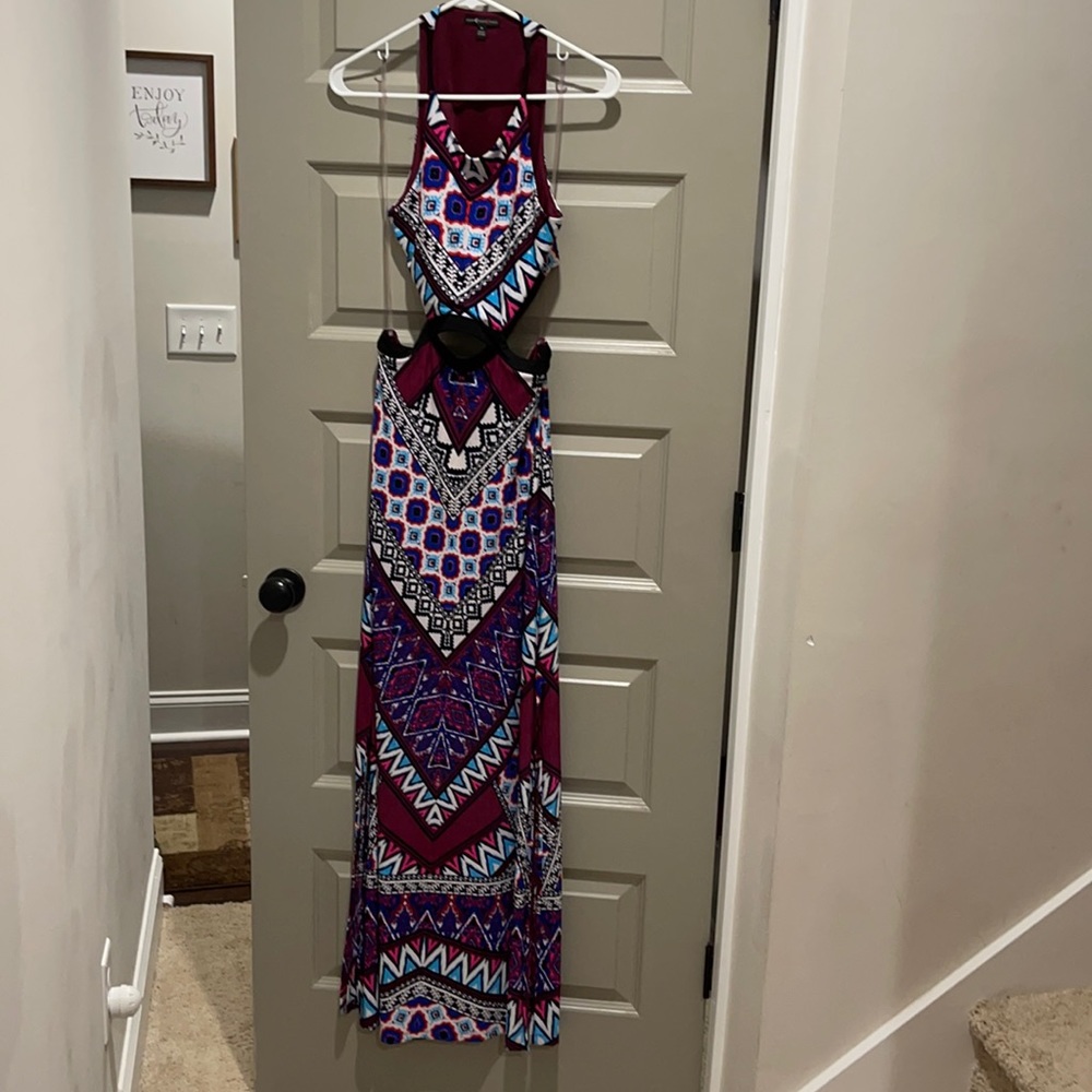 Maxi dress with mid cutout size medium